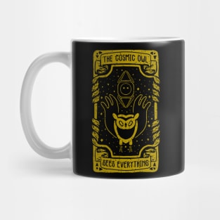 adventure time, the cosmic owl from adventure time in an awesome tarot card design Mug